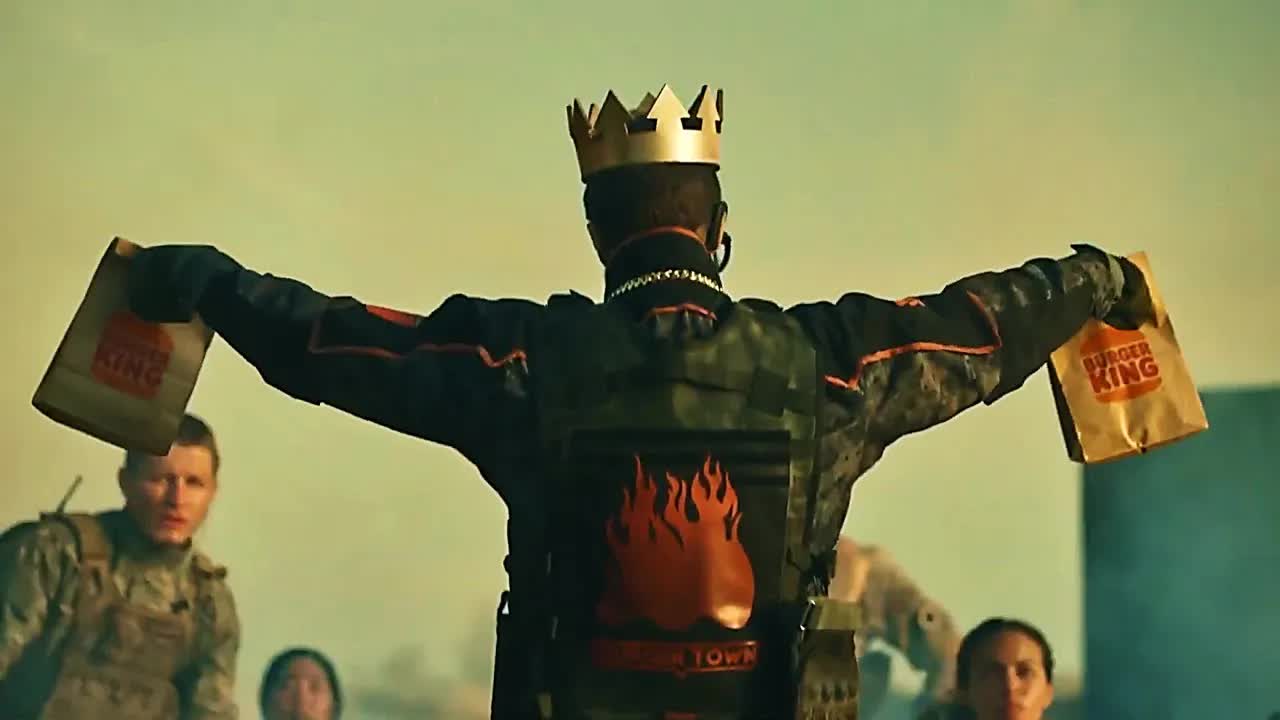 Burger King EXCLUSIVE MW3 Operator Skin (Modern Warfare 3 Burger King Double XP Trailer) MW3 Burger