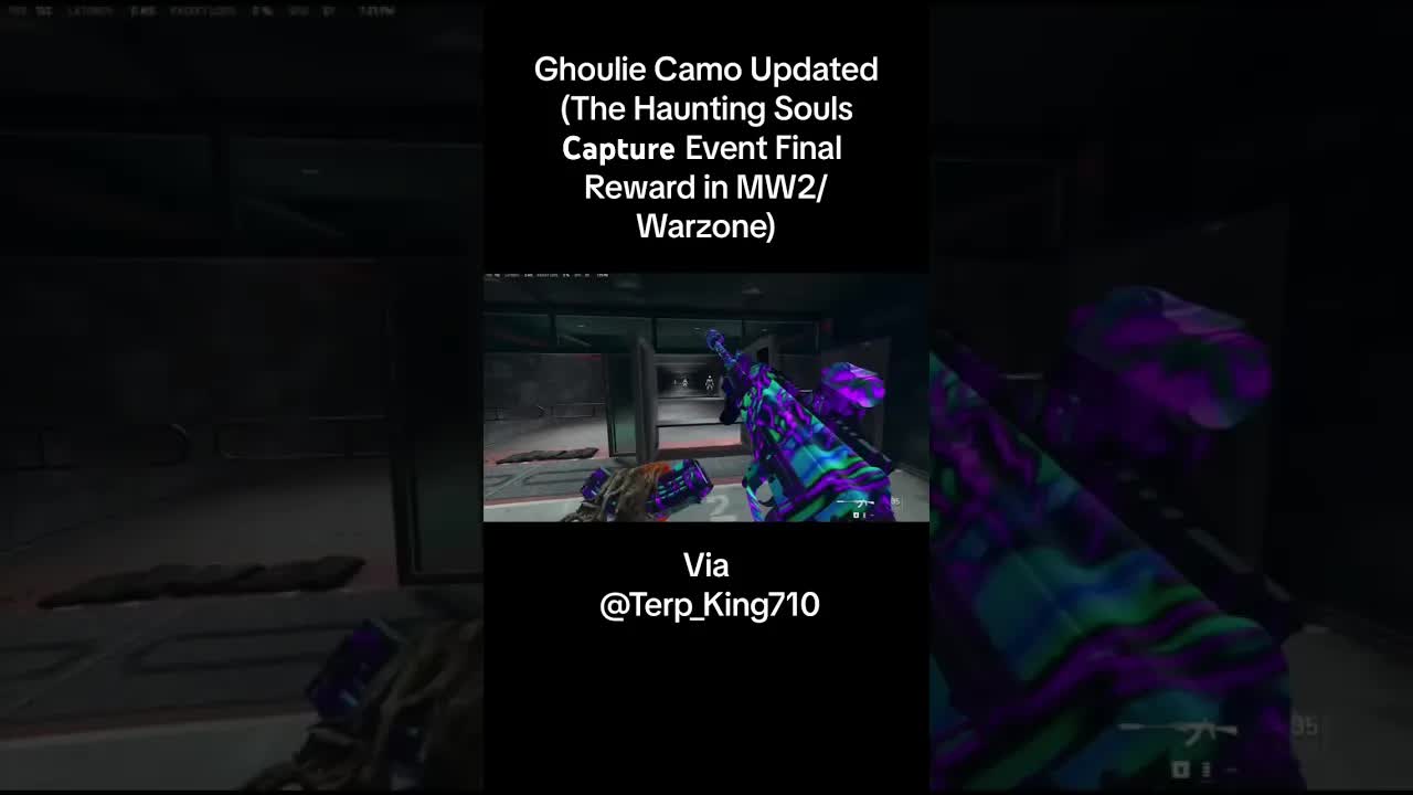 Ghoulie Camo Gameplay Updated Souls Capture Event Final Reward The Haunting MW2 Warzone Ghoulie Camo
