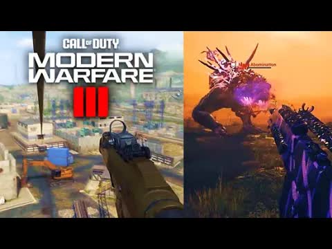 Modern Warfare 3 ALL Trailers & Gameplay (Zombies, Multiplayer, Campaign, Warzone) COD MW3 Gameplay
