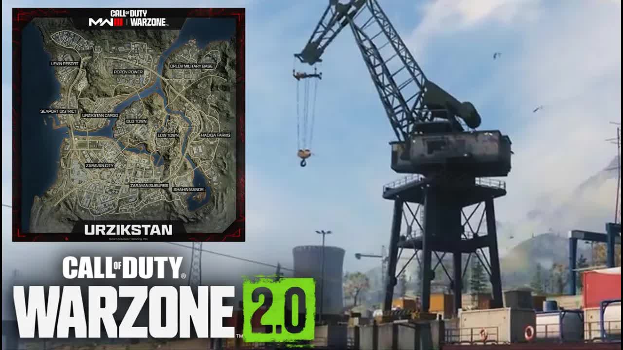 New Urzikstan Warzone Map Trailer - All Points of Interest, Gulag, Train (MW3 Zombies Urzikstan Map)