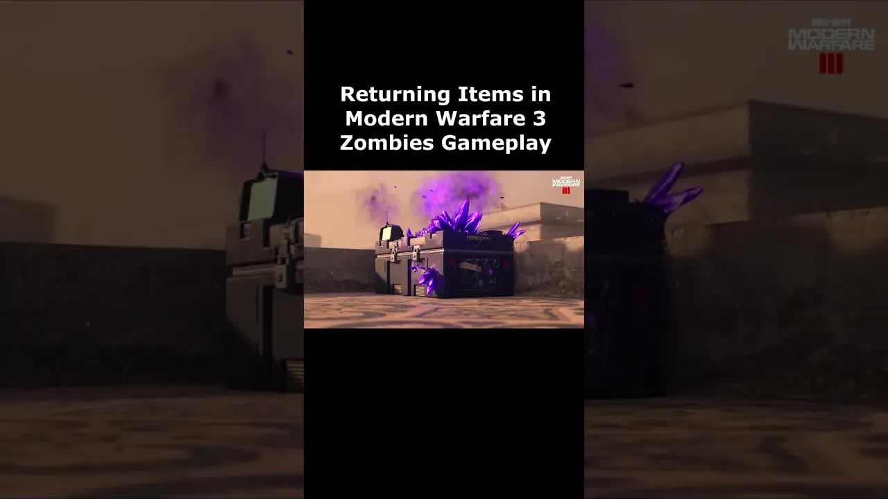 Returning items in MW3 Zombies Gameplay Trailer! Call of Duty Modern Warfare 3 Zombies Gameplay