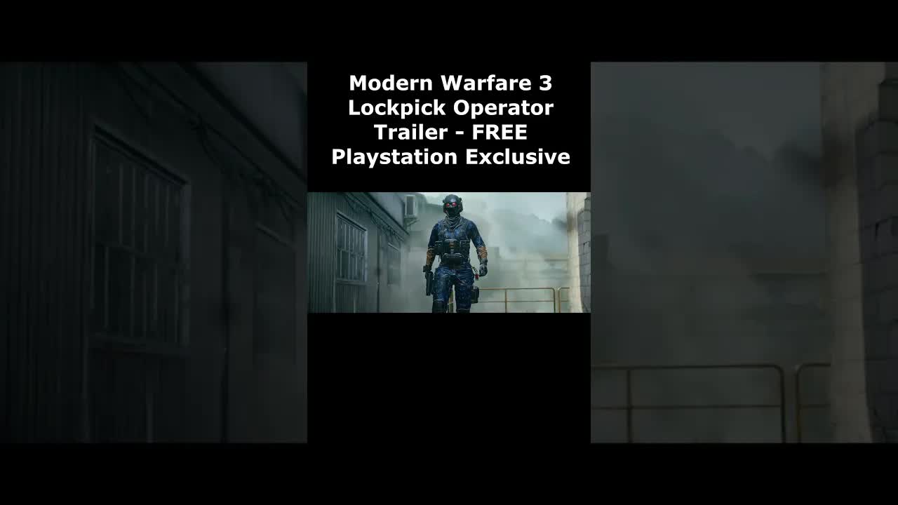 MW3 FREE Playstation Exclusive Lockpick Operator PACK Trailer! Modern Warfare 3 Lockpick Operator PS