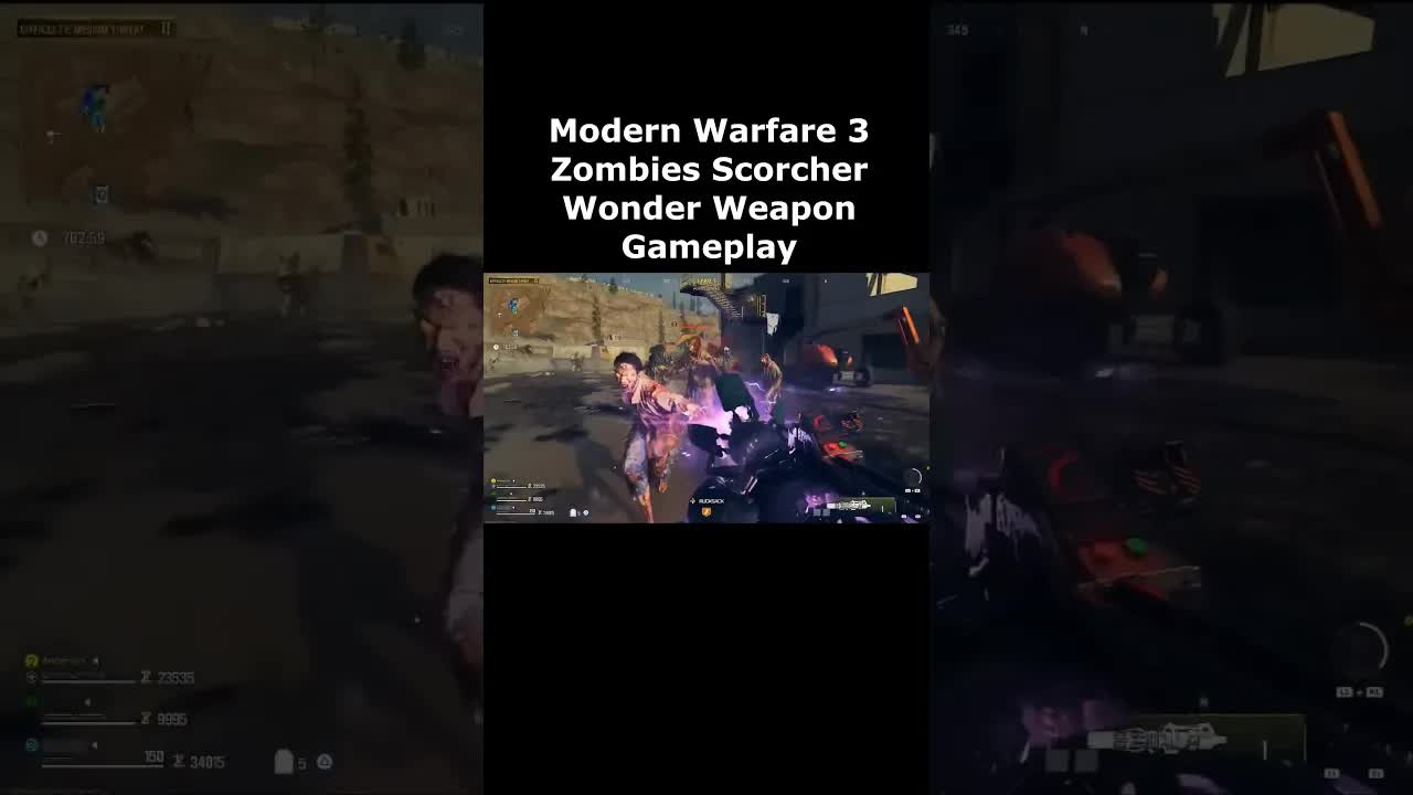 MW3 Zombies Scorcher Wonder Weapon Gameplay! Call of Duty Modern Warfare 3 Zombies Gameplay