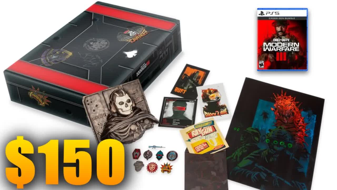 Modern Warfare 3 $150 Collector's Edition Revealed + All Items (COD MW3 Collector's Edition Walmart)