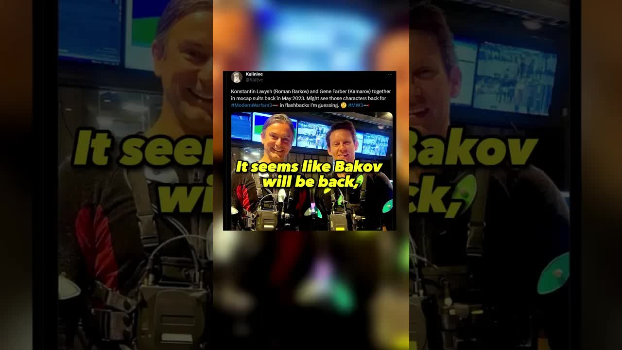 Barkov, Kamarov & Nikolai ALL return MW3's Campaign! Modern Warfare 3 Campaign Returning Characters!