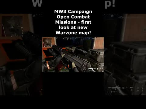 Modern Warfare 3 NEW Warzone Map FIRST Gameplay via Open Combat Campaign Gameplay Verdansk (COD MW3)