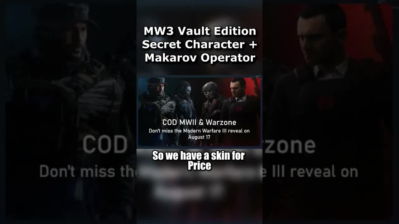 Modern Warfare 3 SECRET Character + Vault Edition Revealed! Yuri/Zombie? MW3 Makarov Operator Skin