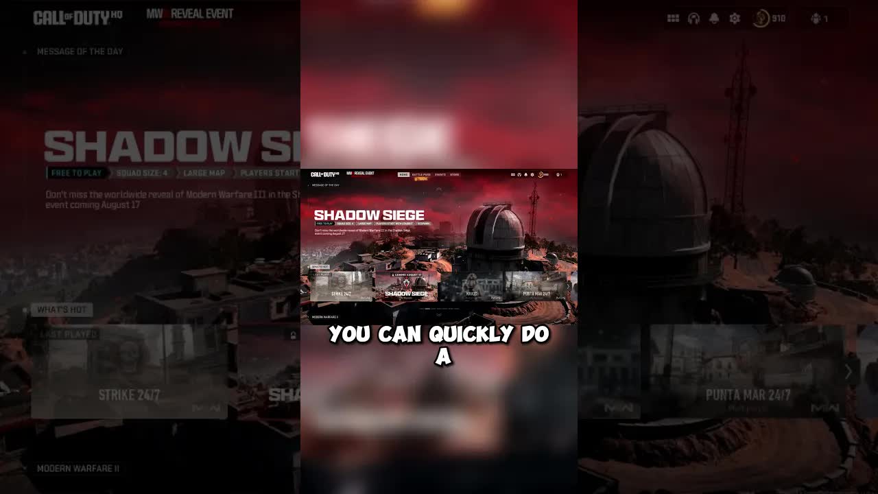 Modern Warfare 3 Reveal Event in Warzone Date/Time! Shadow Siege Makarov COD MW3 Reveal Makarov DMZ