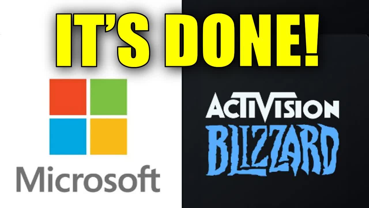 Activision Blizzard Merger with Microsoft APPROVED! It’s done! (Microsoft have bought Activision)