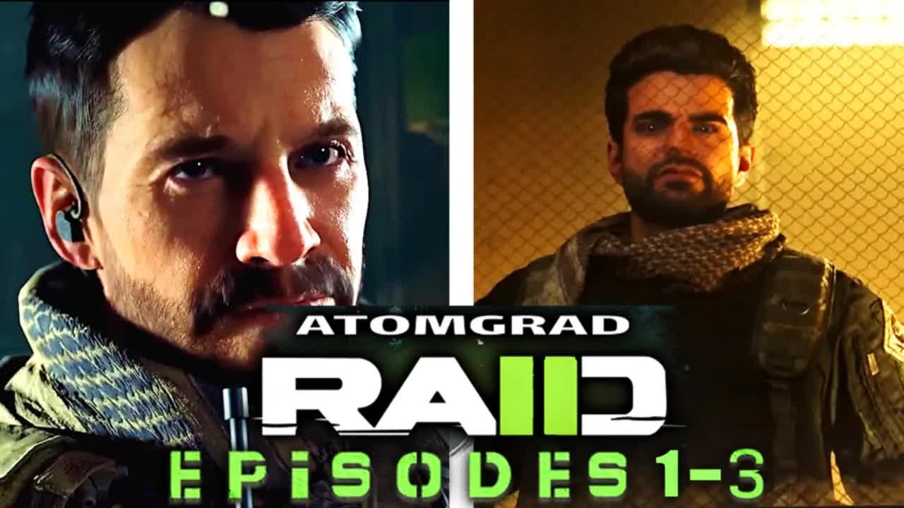 Modern Warfare 2 All Raids Cutscenes (Episodes 1-3) All MW2 Atomgrad Raid Cutscenes (COD MW2 Raids)