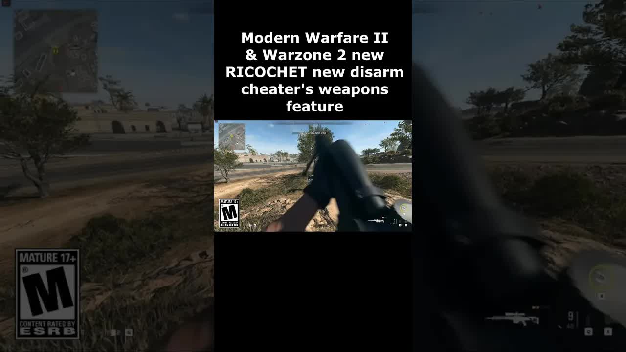 New disarm cheater's weapons feature with Ricochet anticheat (Modern Warfare 2 & Warzone 2 Hackers)