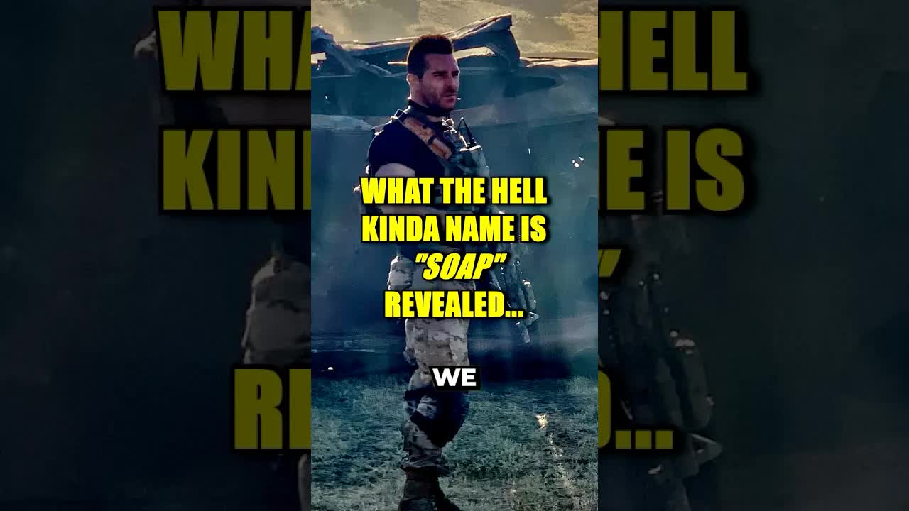 What the hell kinda name is Soap explained John Soap MacTavish Name Origins Story (Modern Warfare 2)