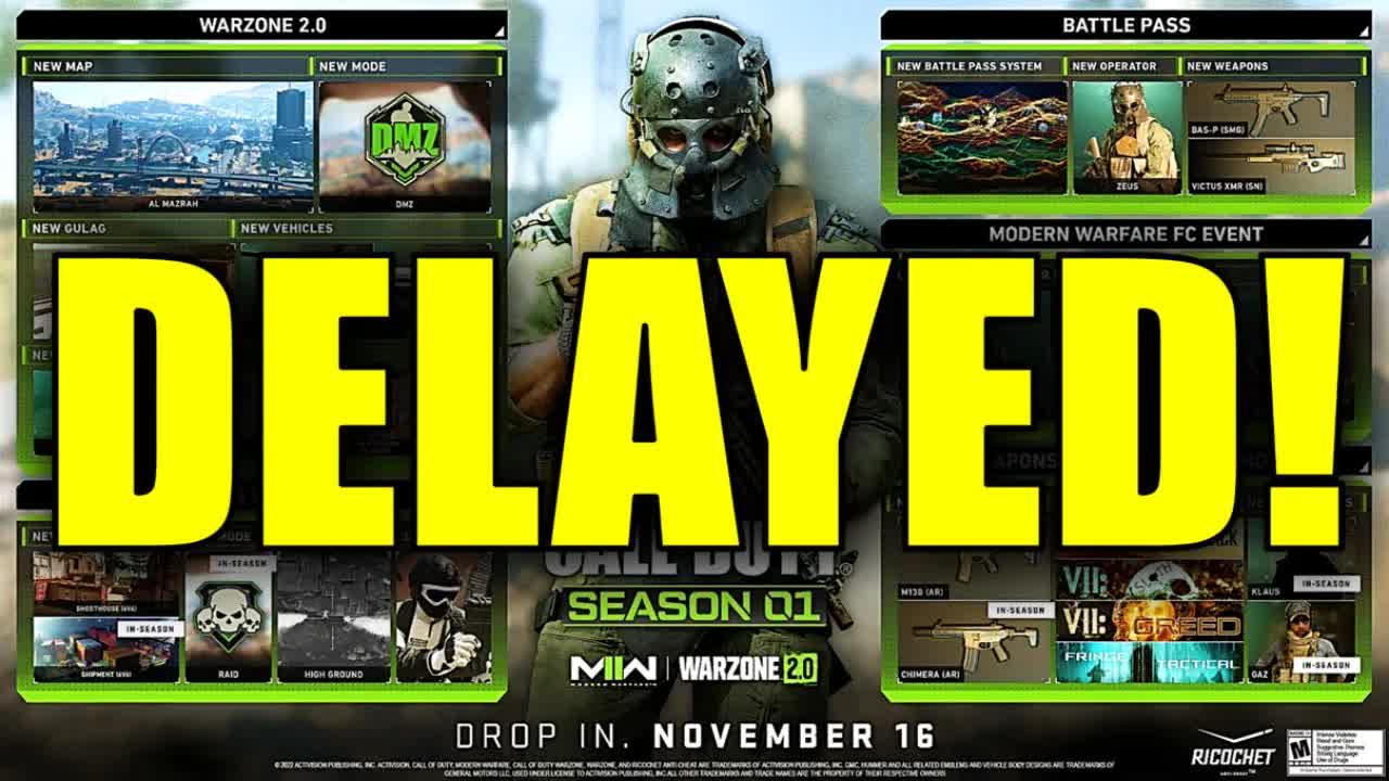 Modern Warfare 2 Season 1 Update Delayed! (COD MW2 Season 1/Warzone 2 Season 1 Update Delayed)