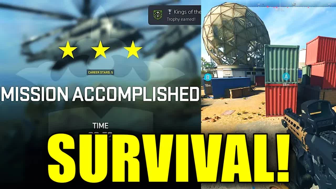 Modern Warfare 2 Survival Mode Gameplay "Defender Mt. Zaya" 3 Stars Spec Ops Gameplay (MW2 Spec Ops)