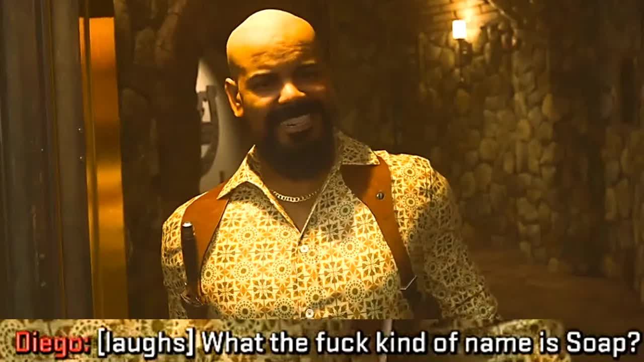 What kind of name is Soap? MW2 Easter Egg Modern Warfare 2 Cutscene (Modern Warfare II Campaign/MW2)