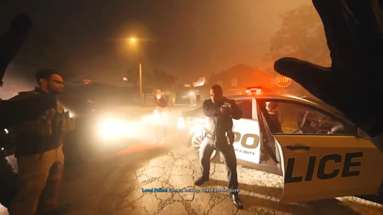 Border Crossing pulled over by American Police Cutscene Modern Warfare II! Modern Warfare 2 Campaign