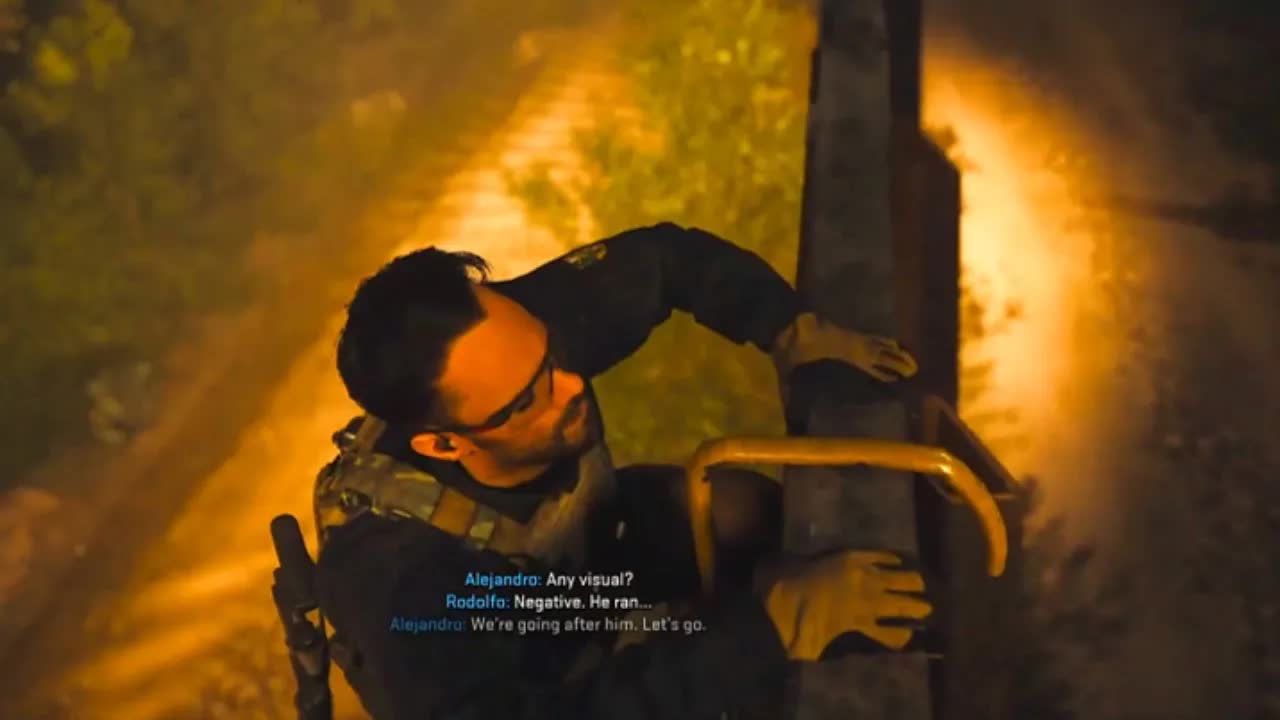 Vargas illegally crosses US-Mexico Border Cutscene Modern Warfare 2 (Modern Warfare II Campaign/MW2)