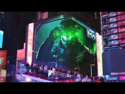 Modern Warfare II Times Square AD (Call of Duty Modern Warfare 2 Trailer / COD MW2 Trailer)