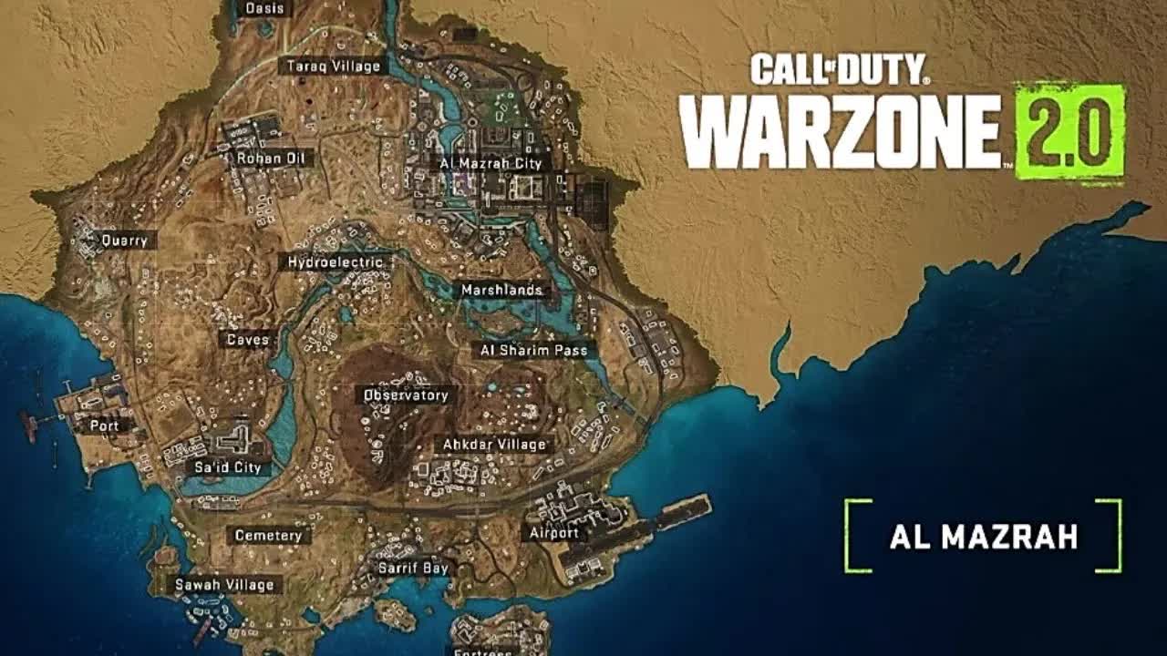 FULL Warzone 2.0 Reveal! Al Mazrah Map, All Locations, New Features, A.I. Warzone 2 Gameplay Trailer