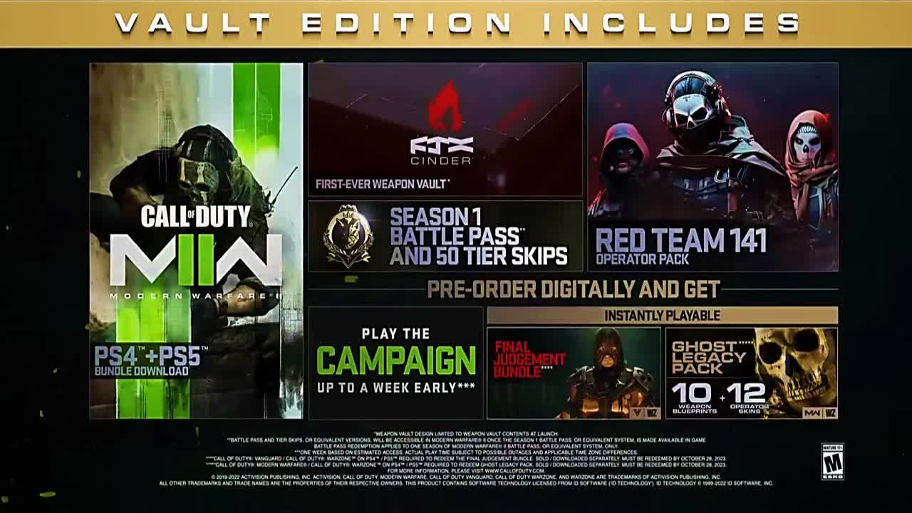 Call of Duty Modern Warfare 2 Vault Edition Trailer *UPDATED* (COD MWII Vault Edition Trailer)