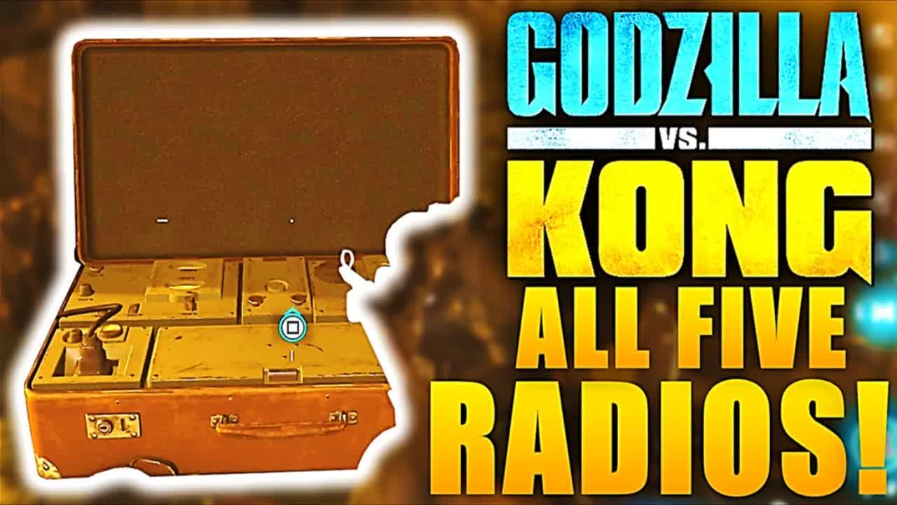 All 5 Secret Radio Easter Eggs in Warzone Godzilla VS Kong Operation Monarch Event (COD Warzone)