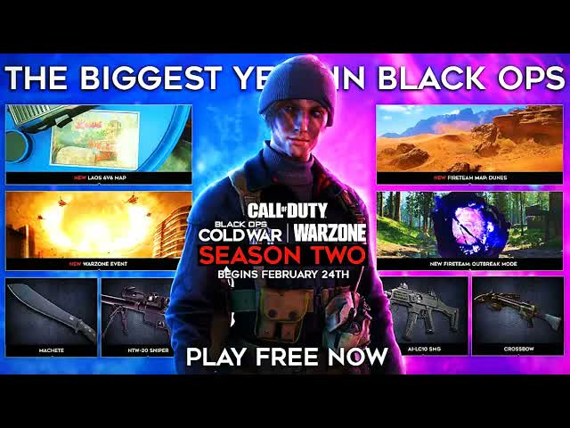 Black Ops Cold War Season 2 Leaked! New Maps, Weapons, Zombies Map, Warzone Zombies & Scorestreaks
