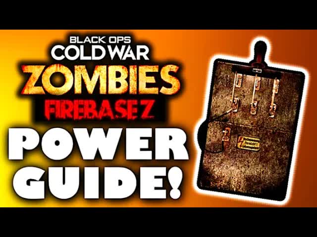 Firebase Z How to Turn on Power Tutorial! Power Switch Location (Black Ops Cold War Zombies Power)