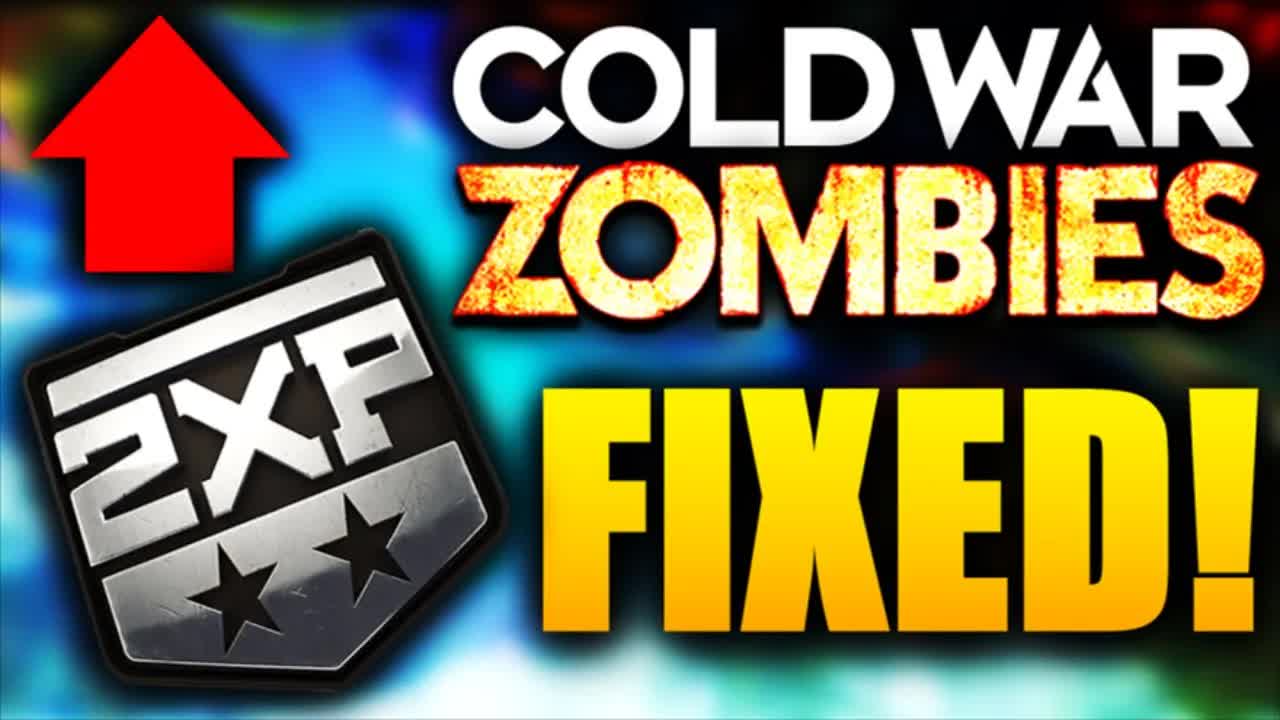 HUGE Cold War Zombies UPDATE! Weapon XP Fixed Soon! (Black Ops Cold War Zombies Double XP Weekend)