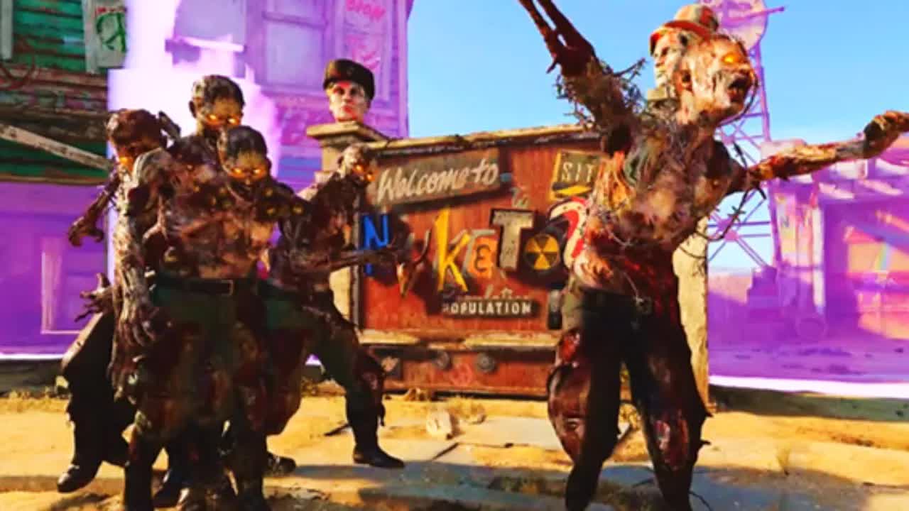 The NEW Black Ops Cold War Zombies Onslaught DLC Map is HERE + Reward! (Nuketown Zombies Gameplay)