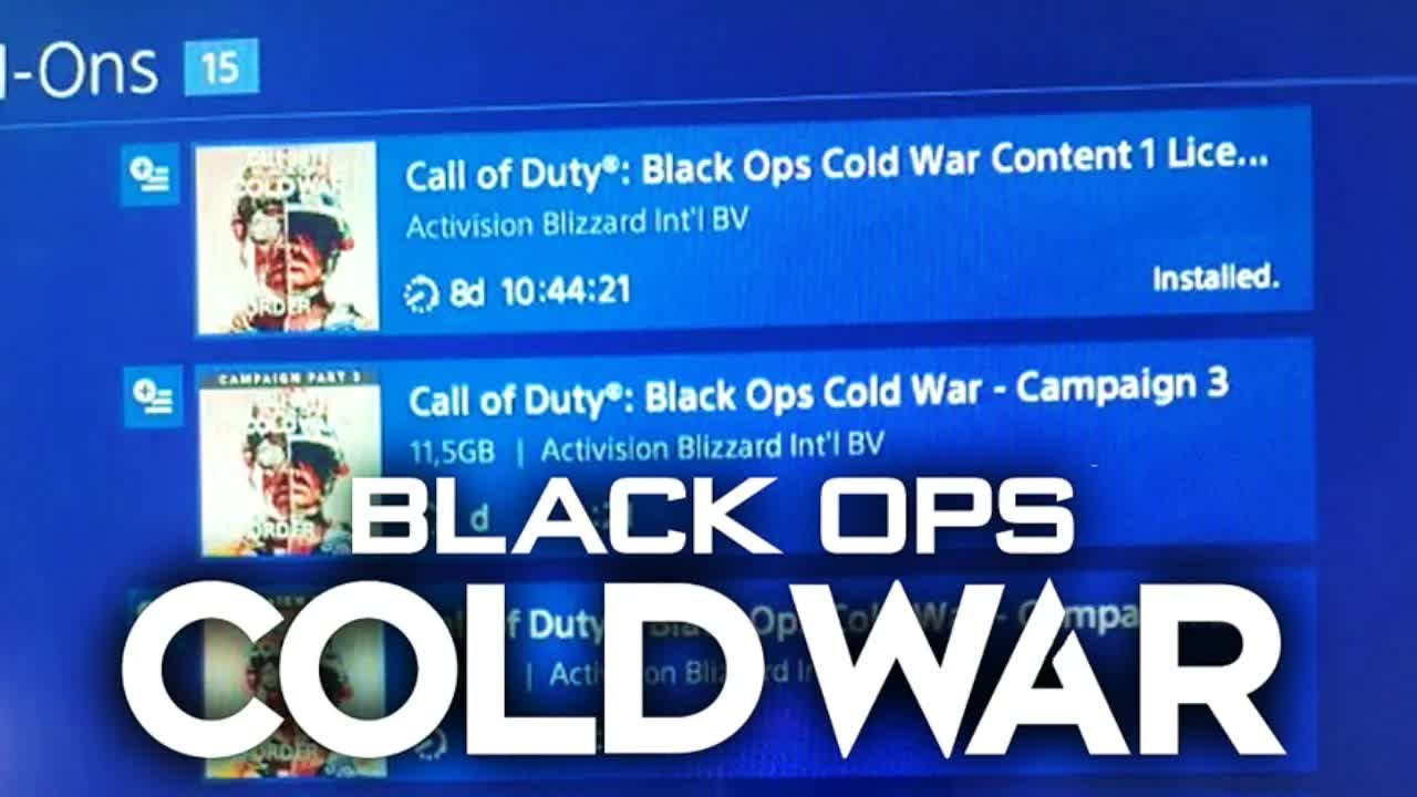 Black Ops Cold War How to Pre-Download & File Size! (Black Ops Cold War Download PS4, Xbox One, PC)
