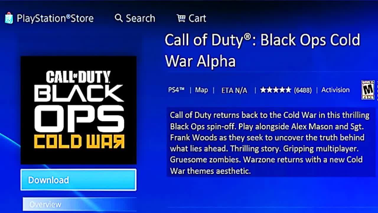 Black Ops Cold War PS4 ALPHA DOWNLOAD Leaked! (Call of Duty 2020 Black Ops Cold War DOWNLOAD NOW!)
