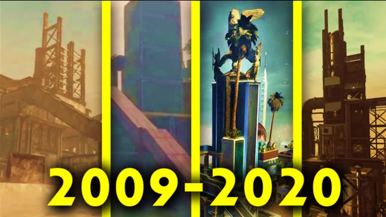 Every Rust Map Comparison (2009-2020) MW2, Advanced Warfare, Infinite Warfare, & Modern Warfare 2019