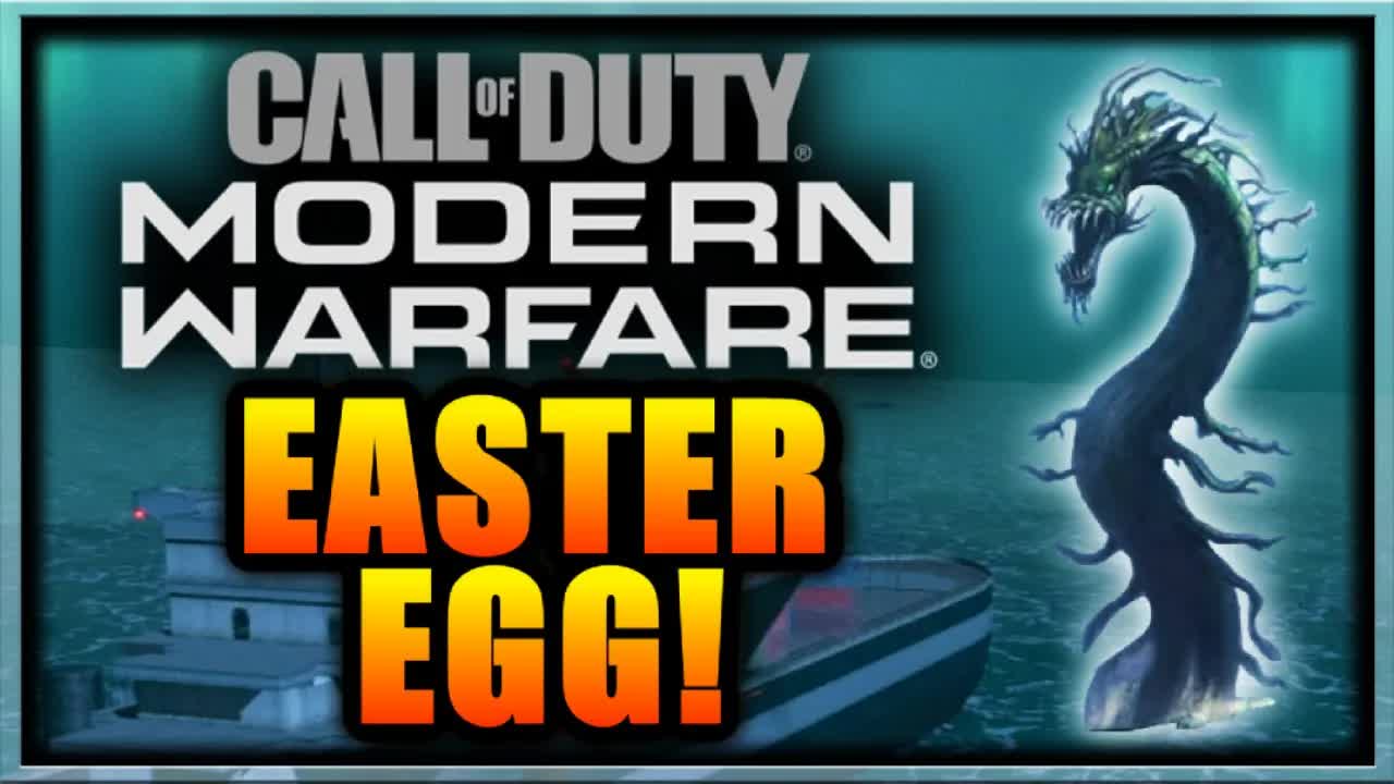 Modern Warfare Loch Ness Monster Easter Egg FOUND On Cargo + Bouncing Balls (MW Nessy Easter Egg)