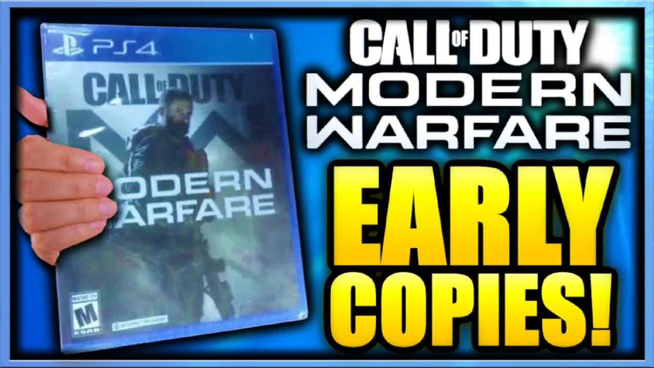 Modern Warfare EARLY Copies + Leaked Gameplay! (Call of Duty Modern Warfare Gameplay Leaked Early)