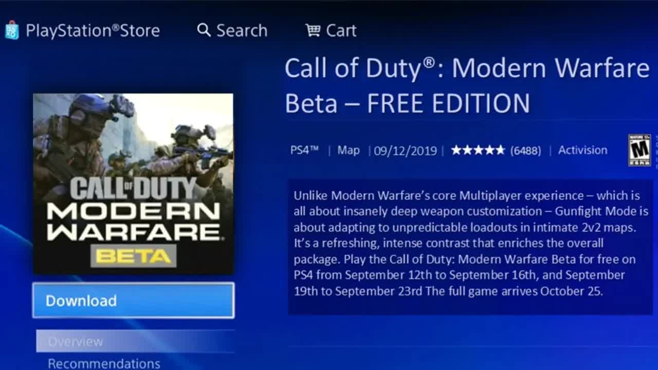 How to Download Modern Warfare Beta For Free (NO CODE NEEDED) How to Play Modern Warfare Beta PS4