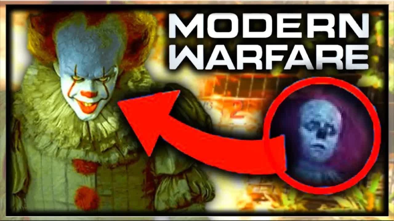 Modern Warfare *CREEPY* IT / Pennywise Easter Egg Found! (Call of Duty Modern Warfare Easter Egg)