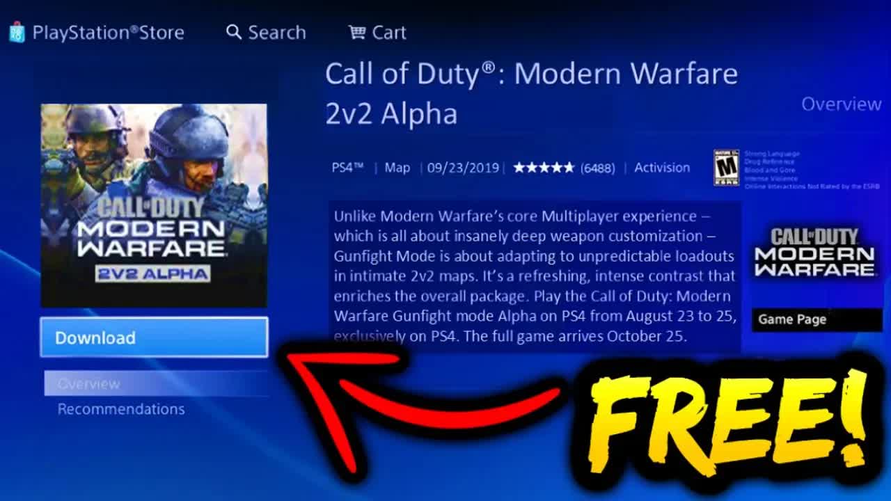 How to Download Modern Warfare Beta For Free (How to Play Modern Warfare Beta Early Alpha PS4 Only)