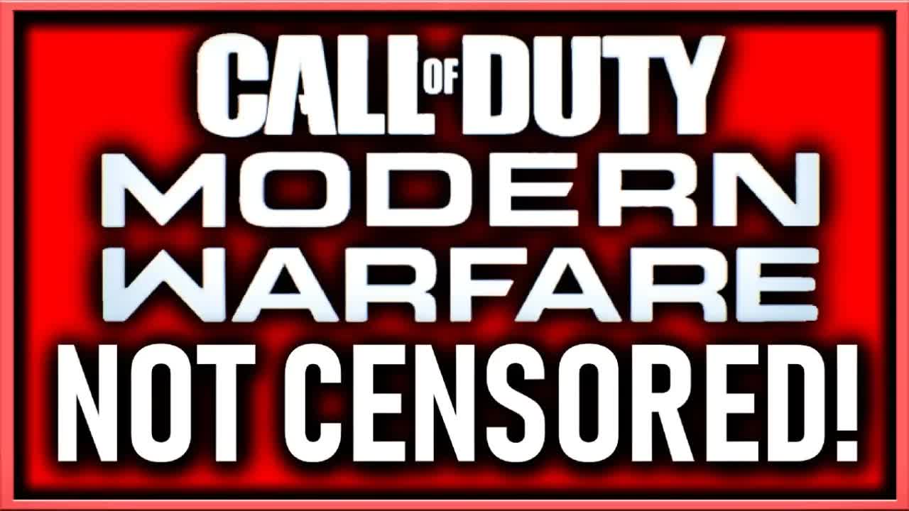 NO Modern Warfare Scenes Are BANNED/CENSORED (FAKE NEWS) COD Modern Warfare No Censored Campaign