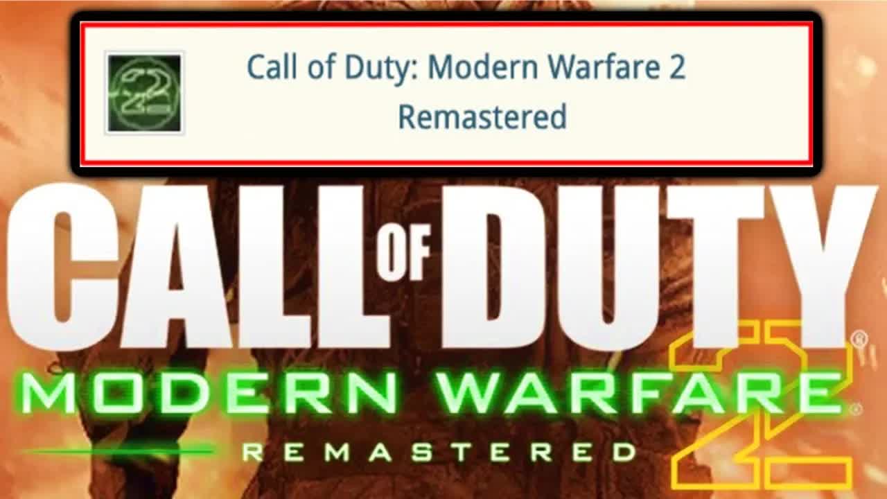 Modern Warfare 2 Remastered Official Listing LEAKED (Call of Duty Modern Warfare Special Edition DLC