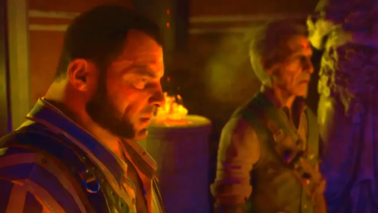 Ancient Evil Easter Egg Cutscene #1 Bruno KILLS Shaw! (Black Ops 4 Zombies Ancient Evil Pre Ending)