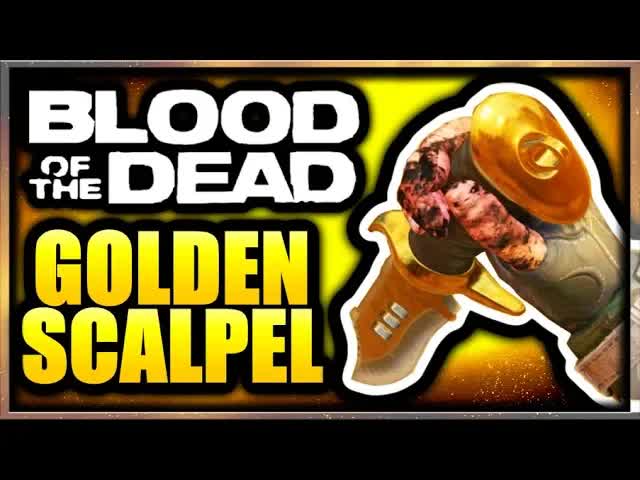 Blood of the Dead GOLDEN KNIFE Easter Egg Guide - SPORK UPGRADE (Black Ops 4 Zombies Upgraded Knife)