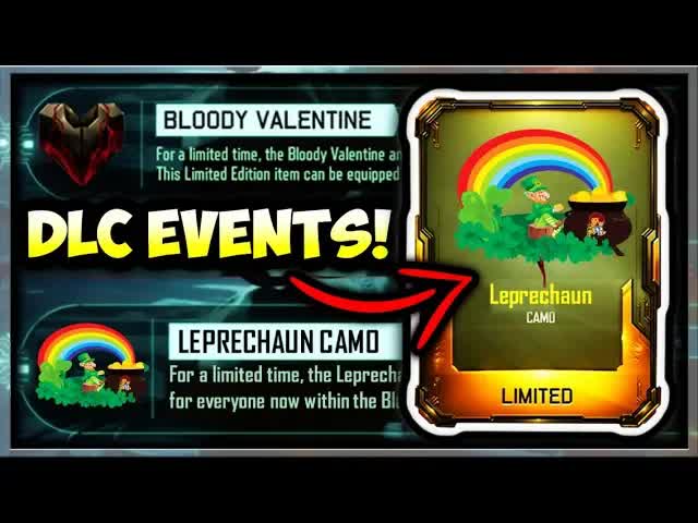 Black Ops 4 Leaked FREE DLC CAMOS Leaked! Valentines, St. Patrick's Day, & Chinese New Year Events!