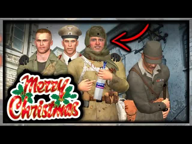 *SPECIAL* COD ZOMBIES CHRISTMAS EASTER EGG CUTSCENE! (Call of Duty Zombies Christmas Cutscene)