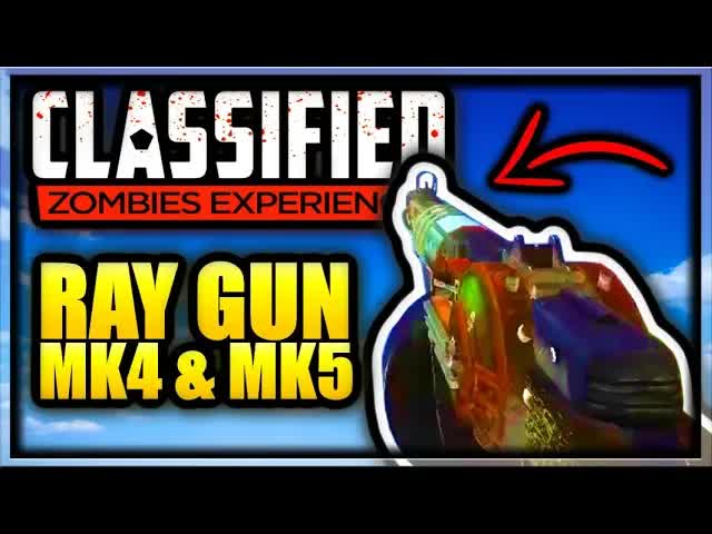 RAY GUN MARK 4 & MK5 EASTER EGG FOUND IN CLASSIFIED! (Black Ops 4 Zombies Ray Gun Mark 4 DLC Teaser)