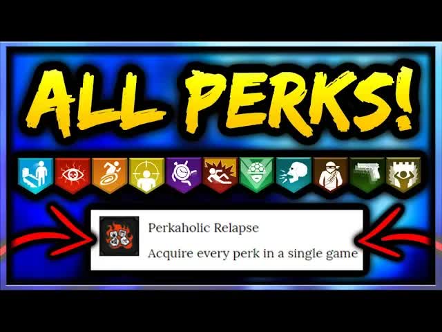 How to get Perkaholic Relapse Trophy / Achievement Guide - Black Ops 4 Zombies Acquire Every Perk