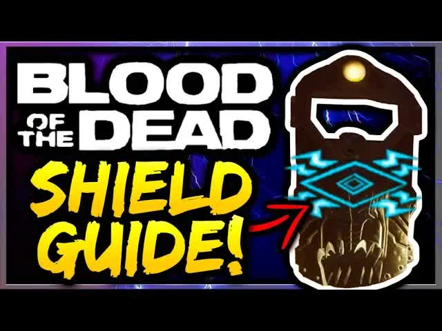 Blood of the Dead How To Get Afterlife & All Shield Part Locations Tutorial (HOW TO BUILD SHIELD)