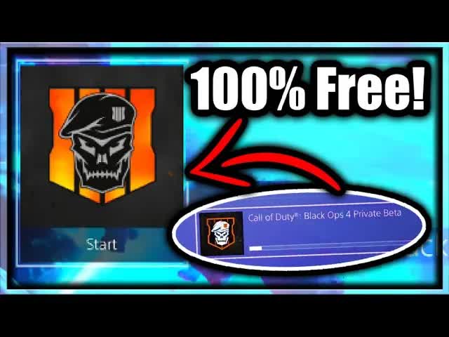 How to DOWNLOAD BLACK OPS 4 BLACKOUT BETA FREE! *100% WORKING* (Get Blackout Beta Free PS4/XBOX/PC)