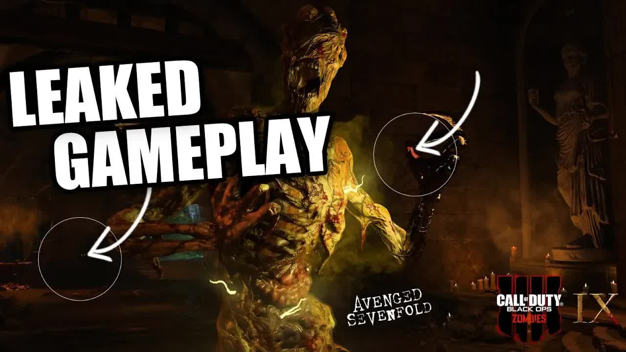 *NEW* BLACK OPS 4 ZOMBIES IX LEAKED GAMEPLAY TRAILER! PACK-A-PUNCH (BO4 Zombies Leaked Trailer)