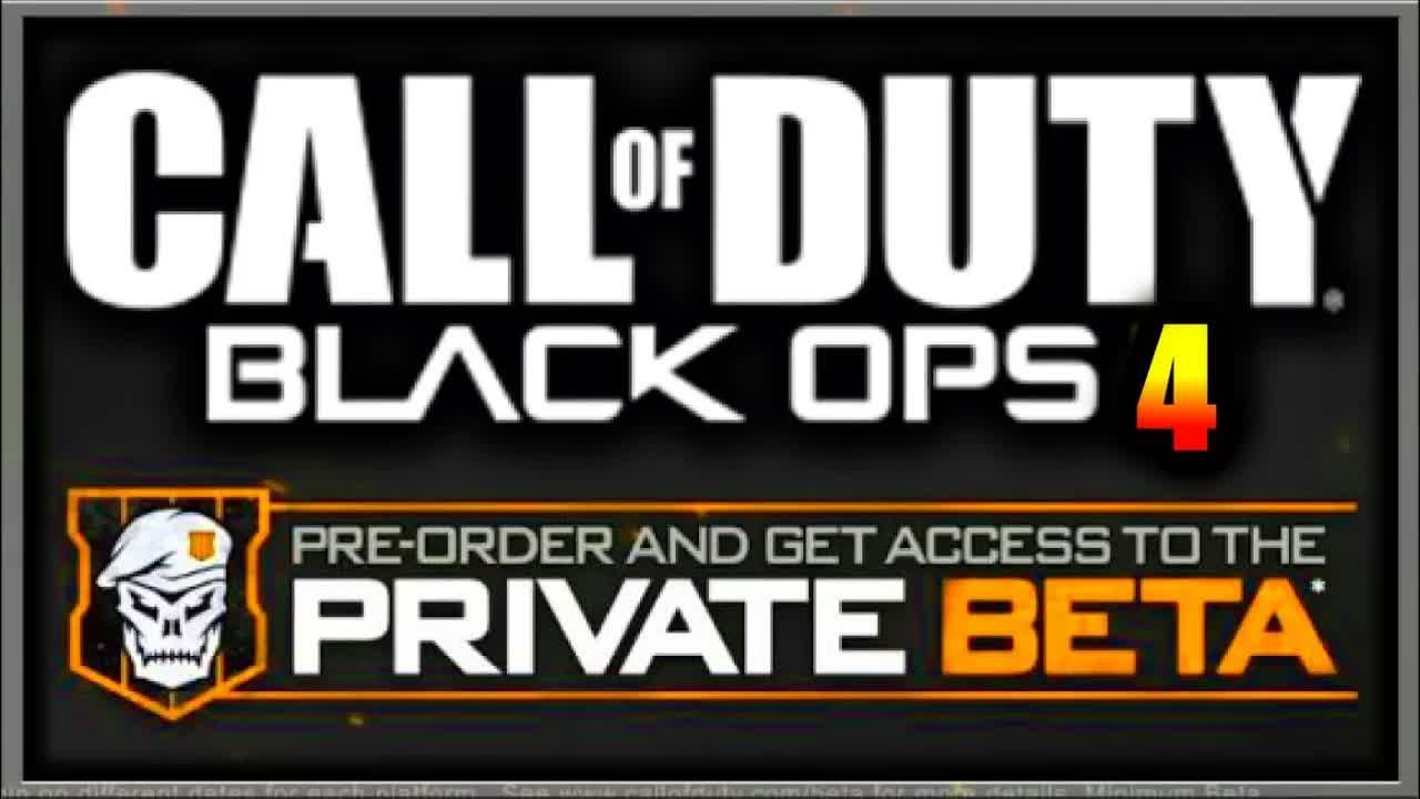 Black Ops 4 Beta Release Date + Blackout Beta Dates! (PS4/XBOX/PC) BO4 Blackout Beta Release Date