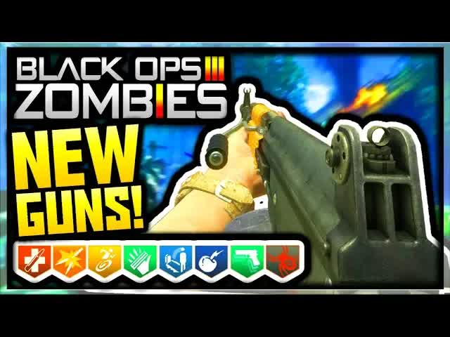 Black Ops 3 Zombies *NEW* DLC Weapons Gameplay! RPK Gameplay (Black Ops 3 Zombies DLC Guns Update)